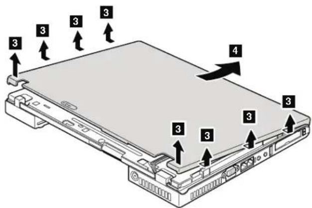 LENOVO W500 - LCD rear cover (LCD cover kit) - 2