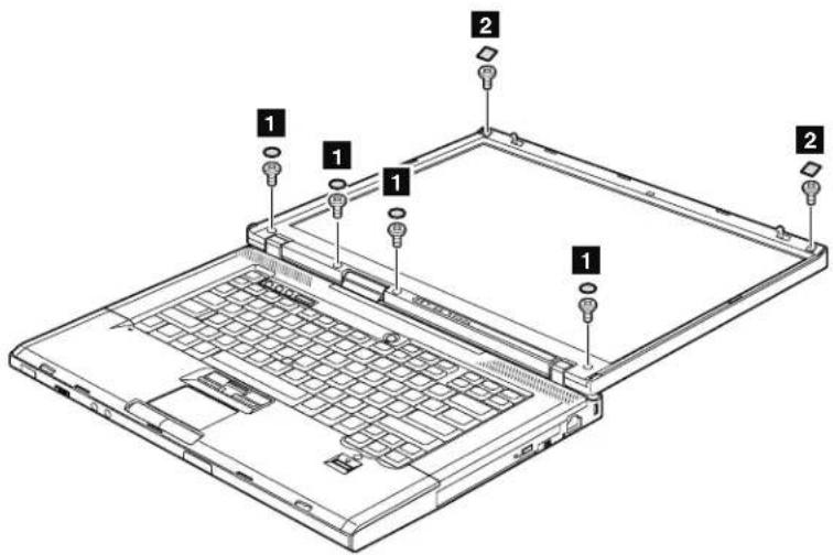 LENOVO W500 - LCD front bezel (LCD cover kit) - 1
