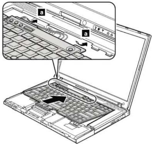 LENOVO W500 - Table 17. Removal steps of keyboard (continued) - 1