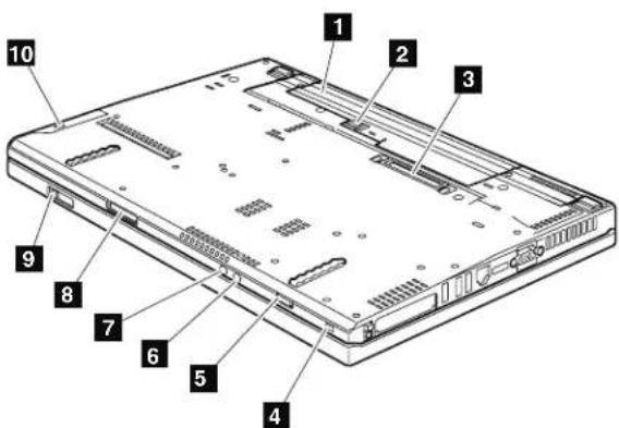 LENOVO W500 - Bottomview - 1