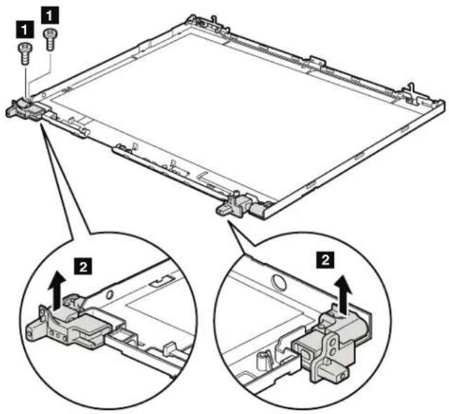 LENOVO W500 - Hinges and LCD magnesium frame - 1