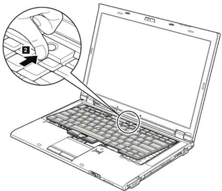 LENOVO ThinkPad T410 - Table16. Removalstepsofkeyboard(continued) - 1