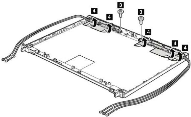 LENOVO ThinkPad T410 - 2060WirelessLANantennaassemblyorwirelessLAN/WANantenna assembly - 3
