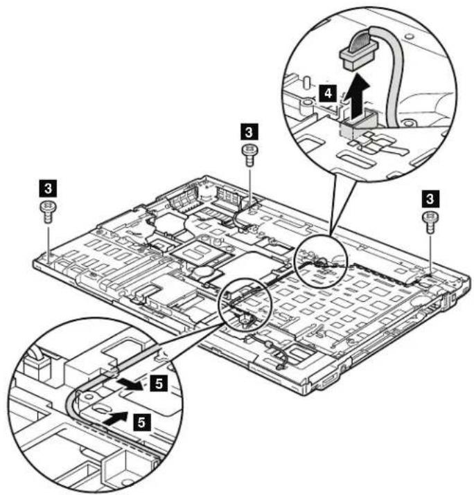 LENOVO ThinkPad T410 - 1190Basecoverassembly,I/Osubcard,andI/Osubcardcable - 2