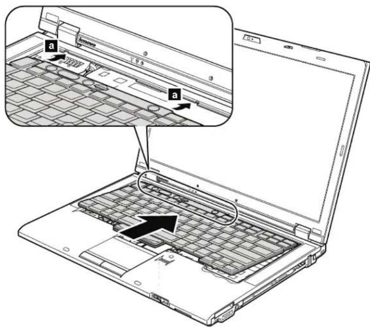 LENOVO ThinkPad T410 - Table17.Installationstepsofkeyboard(continued) - 1