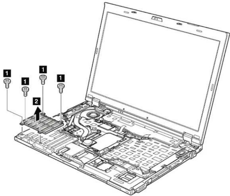 LENOVO ThinkPad T410 - Table23.RemovalstepsofSmartCarddummyspacer - 1