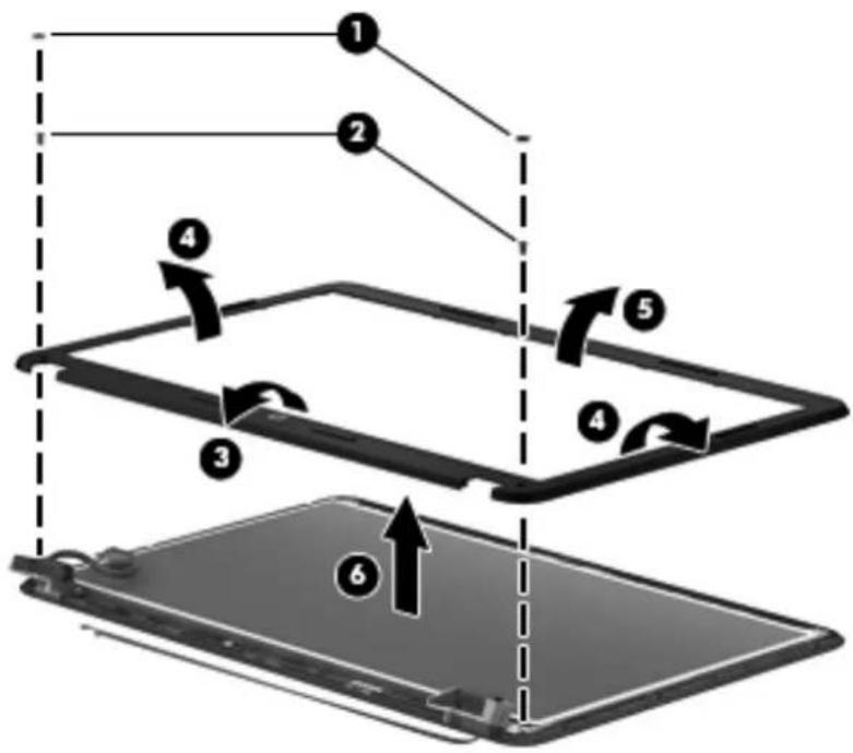 HP CQ58-255EC - Display assembly - 4