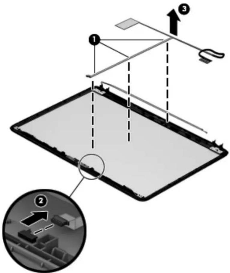 HP CQ58-255EC - Display assembly - 9