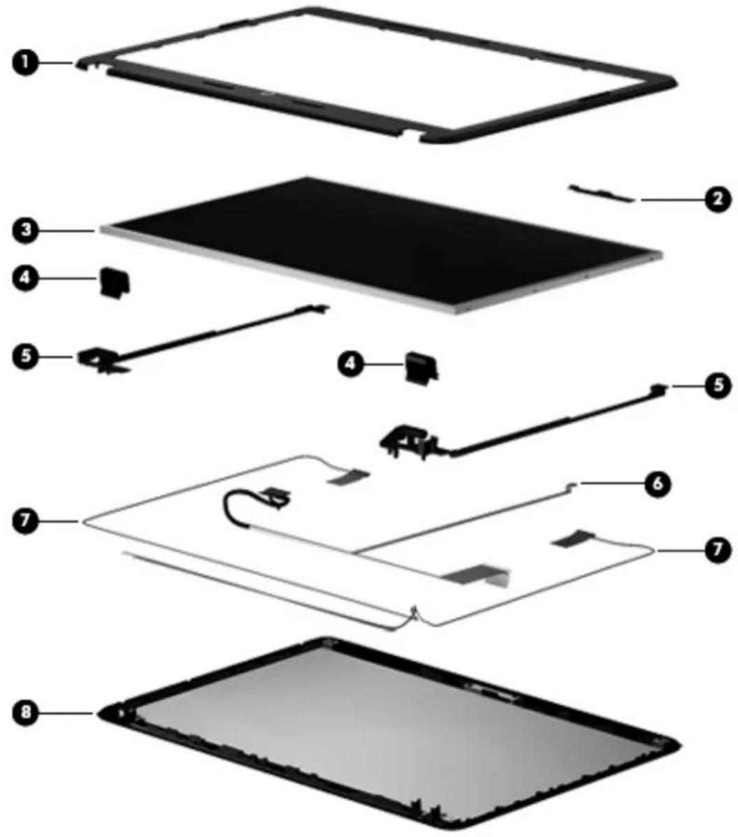 HP CQ58-255EC - Computer major components - 2