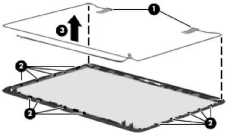 HP CQ58-255EC - Display assembly - 11