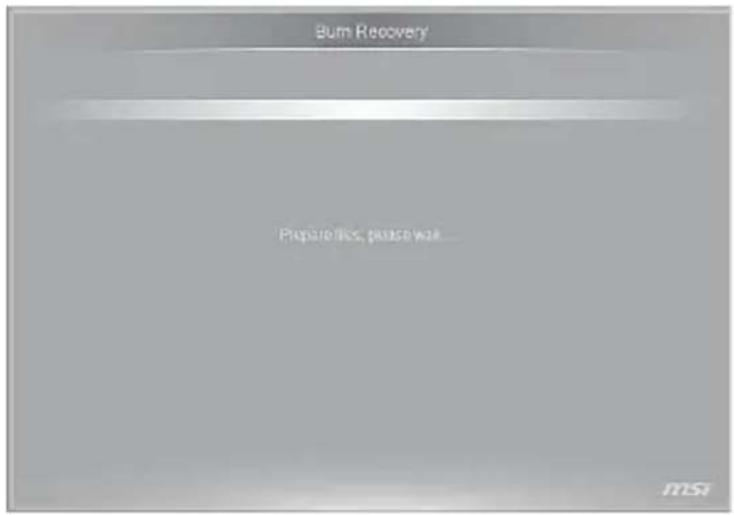 MSI Wind Box DC100-009EU - Creating System Recovery Disc - 1