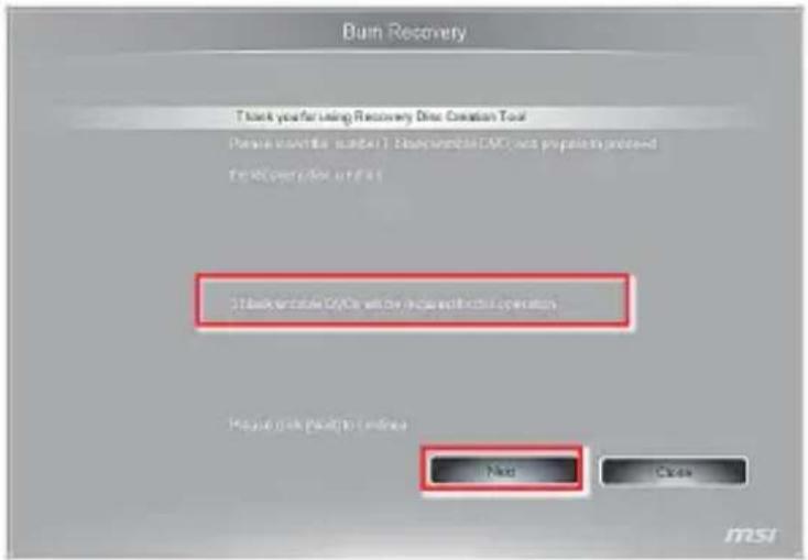 MSI Wind Box DC100-009EU - Recognition that the Bumcovery Disc will not use your hand colors. - 3