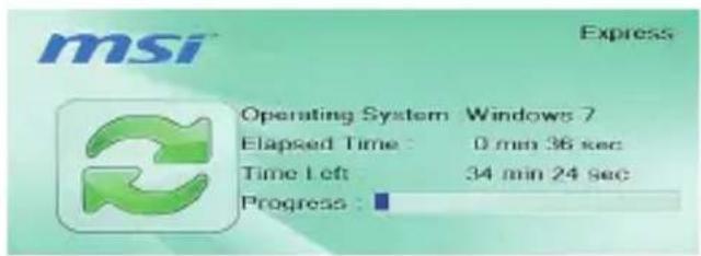 MSI Wind Box DC100-009EU - > Recovering the System with the Recovery Discs - 7