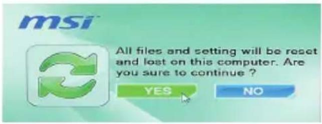 MSI Wind Box DC100-009EU - > Recovering the System with the Recovery Discs - 5