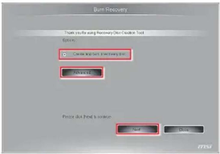 MSI Wind Box DC100-009EU - Recognition that the Bumcovery Disc will not use your hand colors. - 1