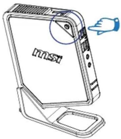 MSI Wind Box DC100-009EU - ▶ Powering on the System - 1