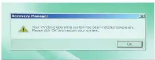 MSI Wind Box DC100-009EU - > Recovering the System with the F3 Hotkey - 6