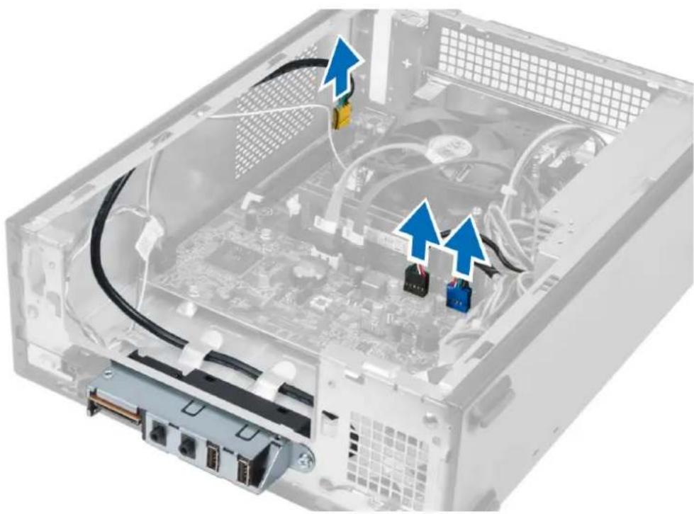 DELL Vostro 270s - Removing the Input/Output (I/O) Panel - 1