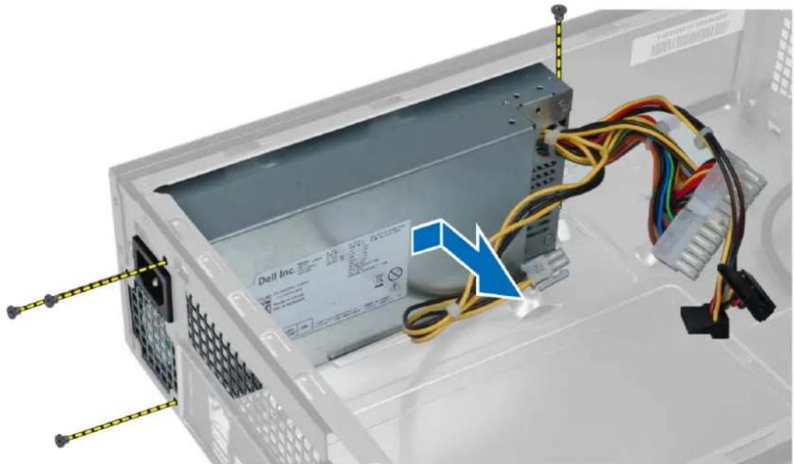 DELL Vostro 270s - Removing the Power-Supply Unit - 1