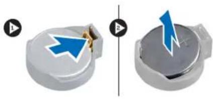 DELL Vostro 270s - Removing the Coin-Cell Battery - 1