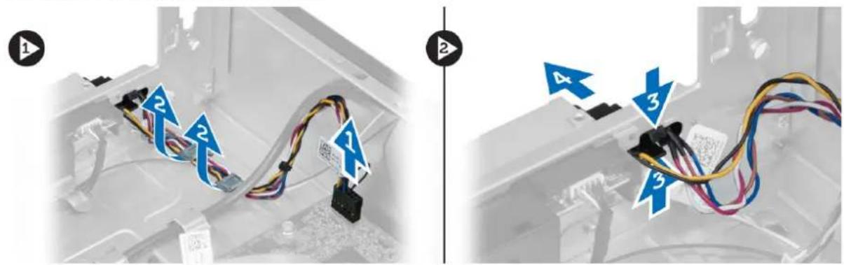 DELL Vostro 270s - Removing the Power Switch - 1