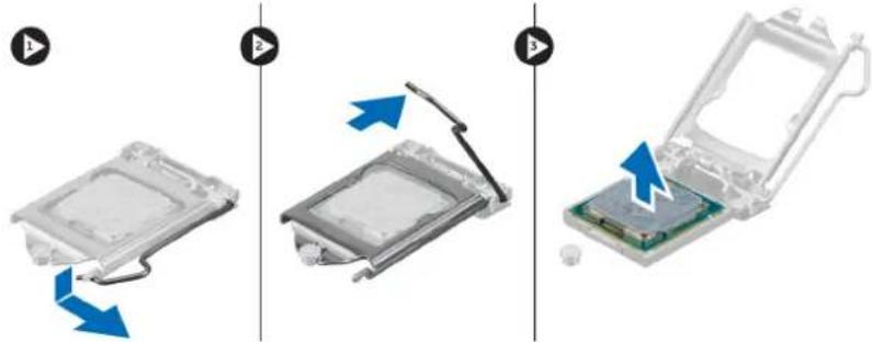 DELL Vostro 270s - Removing the Processor - 1