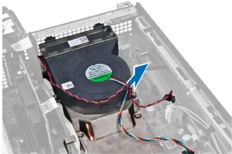 DELL OptiPlex 7010 - Removing the Heat Sink - 3