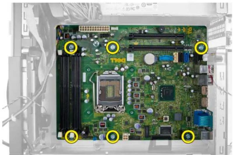 DELL OptiPlex 7010 - Removing the System Board - 2