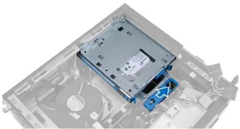 DELL OptiPlex 7010 - Removing the Drive Cage - 3