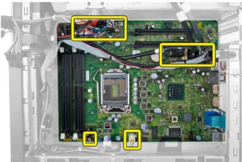 DELL OptiPlex 7010 - Removing the System Board - 1