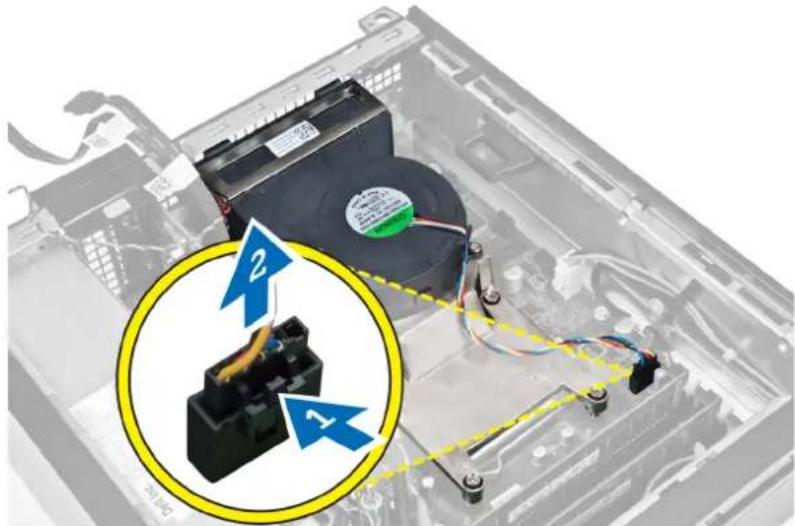 DELL OptiPlex 7010 - Removing the Heat Sink - 4