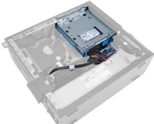 DELL OptiPlex 7010 - Removing the Drive Cage - 1