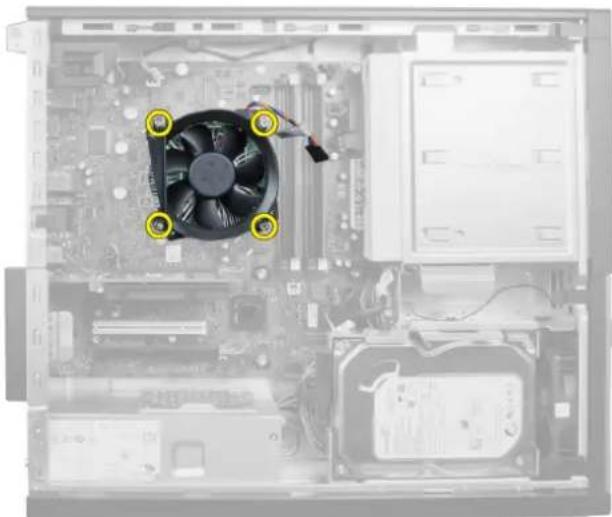 DELL OptiPlex 9010 - Removing The Heat Sink - 3