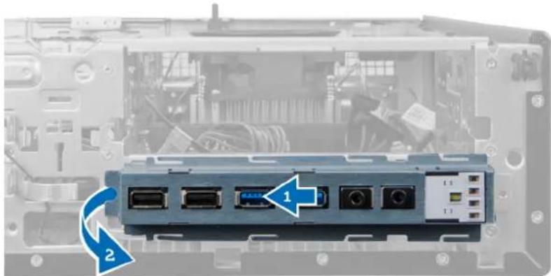 DELL OptiPlex 9010 - Removing The Input/Output Panel - 6