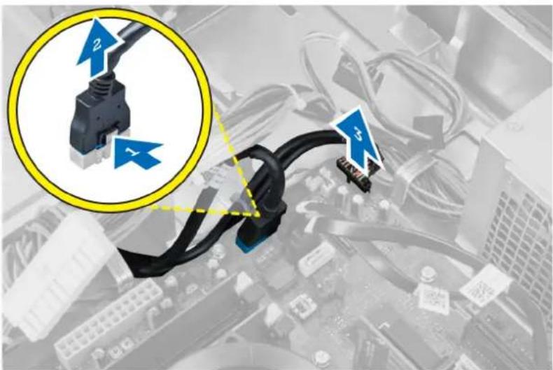 DELL OptiPlex 9010 - Removing The Input/Output Panel - 4