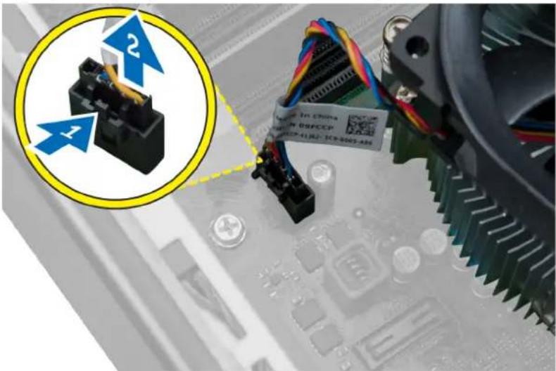 DELL OptiPlex 9010 - Removing The Heat Sink - 2
