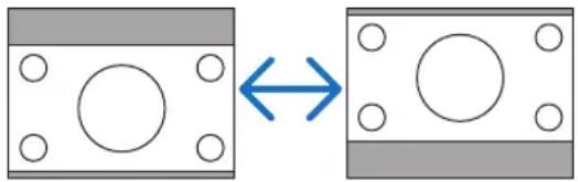 NEC NP500WS - Adjusting the Vertical Position of Image [POSITION] (not available on NP500W/NP500WS) - 1