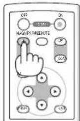 NEC NP500WS - Press the MAGNIFY (+) button to magnify the picture. - 5