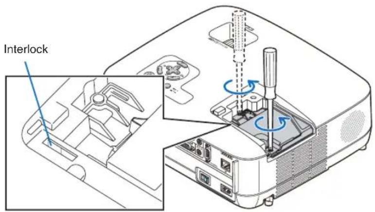 NEC NP500WS - Remove the lamp housing. - 1