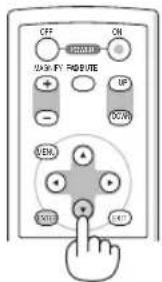NEC NP500WS - Press the ENTER button to execute the selection. - 2