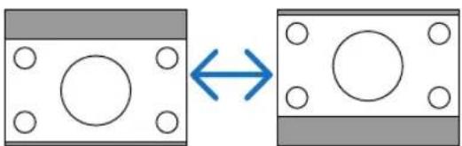 NEC NP310 - Adjusting the Vertical Position of Image [POSITION] (not available on NP510W/NP410W/NP510WS) - 1