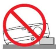 NEC NP410W - Place the projector in a horizontal position - 2