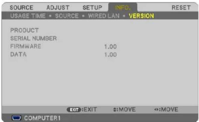 NEC NP410W - [VERSION] - 1