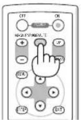 NEC NP410W - Press the MAGNIFY (+) button to magnify the picture. - 2