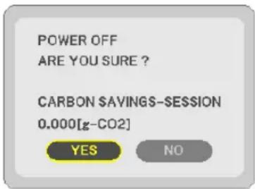 NEC NP410W - ⑤ Checking Energy-Saving Effect [CARBON METER] - 2