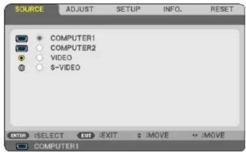NEC NP215 - On-screen menu for 3D images - 2