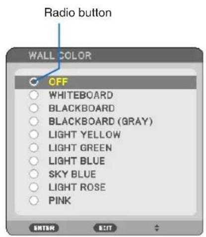 NEC NP215 - ② Menu Elements - 3