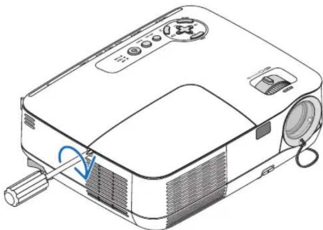 NEC NP215 - Reattach the lamp cover. - 2