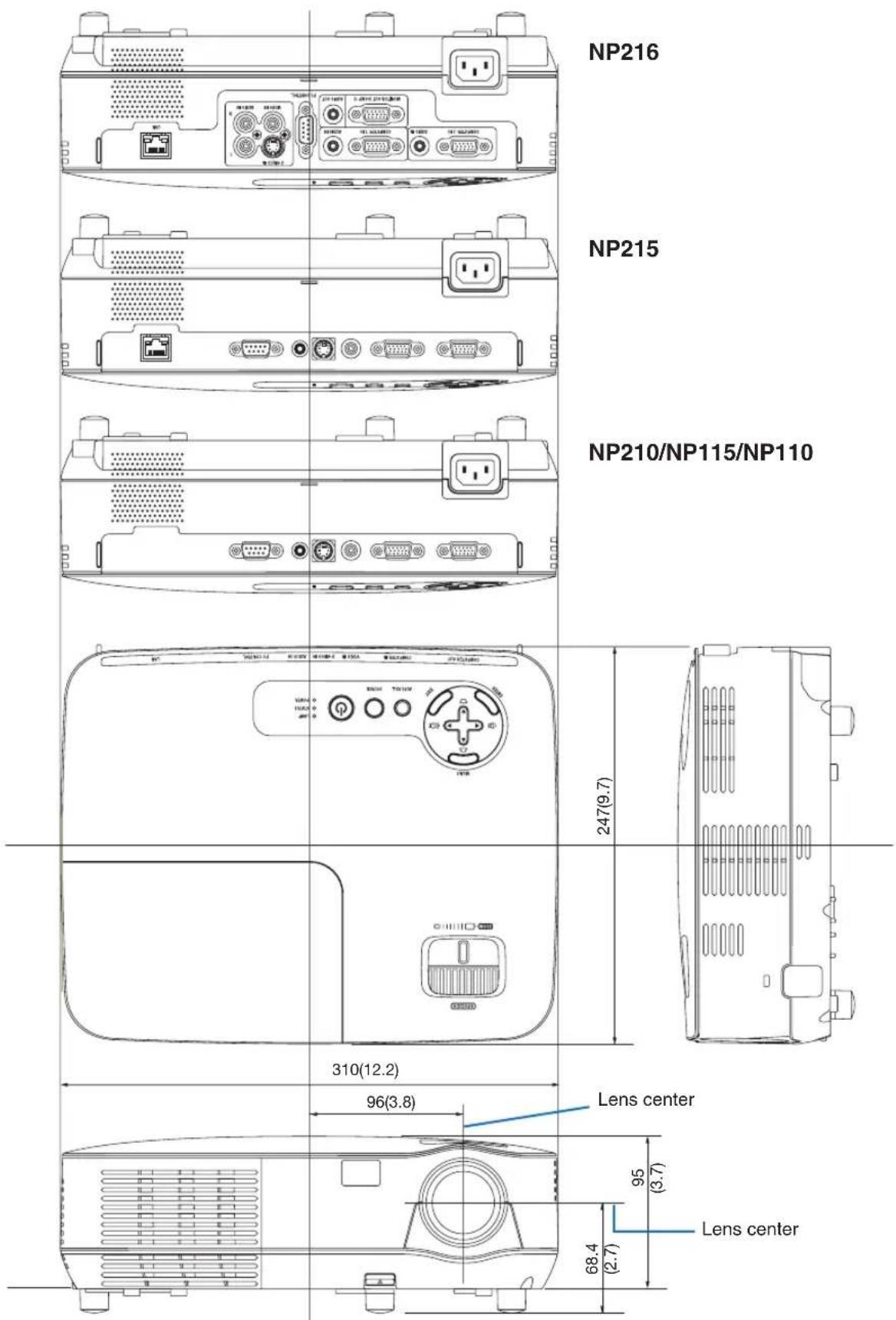 NEC NP215 - For Europe: - 2