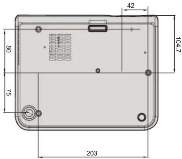 BENQ MS510 - Ceiling mount installation - 1